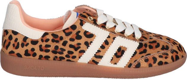 Back 70 Leopard Cloud Leopard Suede Camel White Sneakers