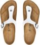 Birkenstock Gizeh White Birko-Flor Regular Slippers - Thumbnail 3