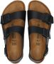 Birkenstock Zwarte Sandalen met Leren en Synthetische Voering Black Heren - Thumbnail 7