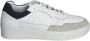 Blackstone Patchwork Lage Sneaker in Wit Marineblauw White Heren - Thumbnail 3