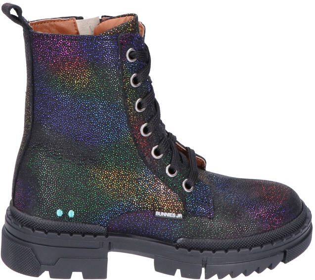 Bunnies Saar Stark Multi Color Biker boots