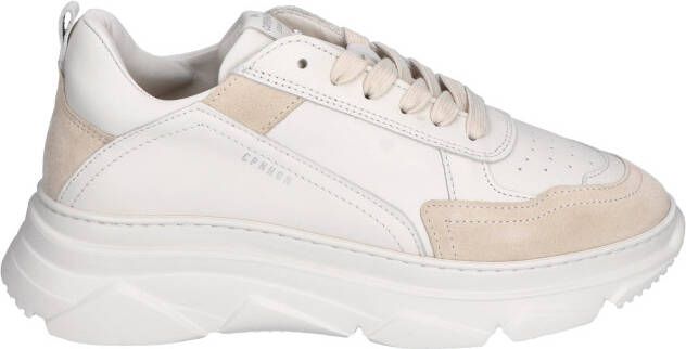 Copenhagen Studios CPH 46 Leather Mix Cream Lage sneakers