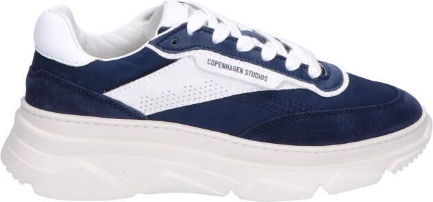 Copenhagen Studios CPH 56 Material Mix Elegant Blue Sneakers