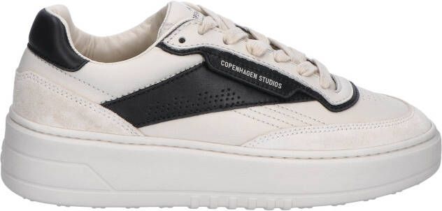 Copenhagen Studios CPH 89 Leather Mix Cream Black Sneakers