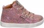 Develab 41602 leren sneakers met dierenprint oudroze Meisjes Leer Hartjes 21 - Thumbnail 5