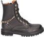 Develab 42814 922 Meisjes Veterboot Zwart - Thumbnail 2