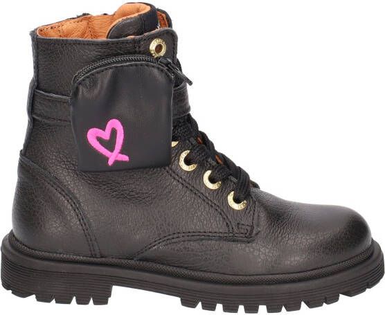 Develab 42816 922 Black Biker boots