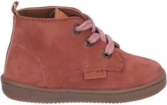 Develab 44337 473 Old Pink Suede Veterschoenen