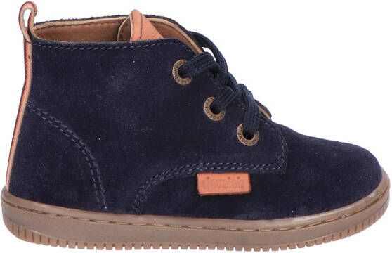 Develab 44337 633 Navy Suede Veterschoenen