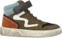 Develab 44357 Sneakers Leren Sneaker Jongens Groen - Thumbnail 3