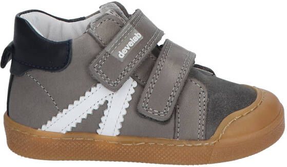 Develab 46157 893 Grey Combi Suede Klittenbandschoenen