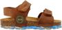 Develab 48213 758 Cognac Grained Sandalen - Thumbnail 1