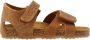 Develab 48311 757 Cognac Brushed Washed Sandalen - Thumbnail 2