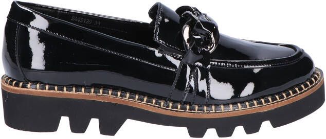 Di lauro Pearl Black Patent Instapschoenen