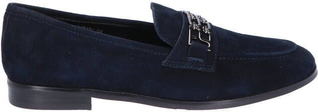 Di lauro Vidisha Dark Blue Suede Instapschoenen