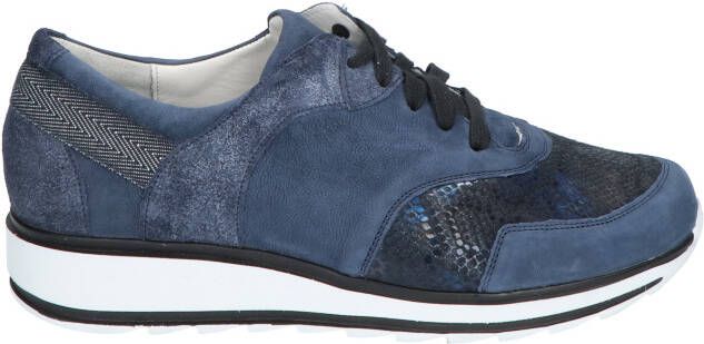 Durea 6225 682E Blauw E Wijdte Veterschoenen