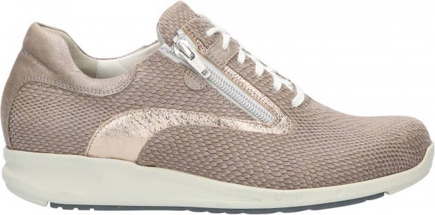 Durea 6240 685 Taupe Champagne H-Wijdte Veterschoenen