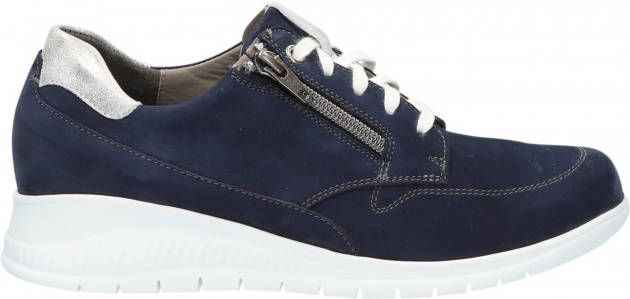 Durea 6242 438 Blauw K-Wijdte Veterschoenen