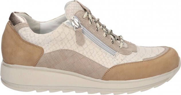 Durea 6263 682E Taupe E Wijdte Veterschoenen