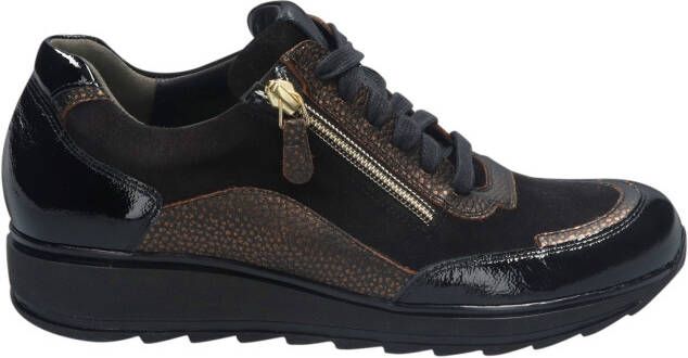 Durea 6263 684 1299 Black G-Wijdte Veterschoenen