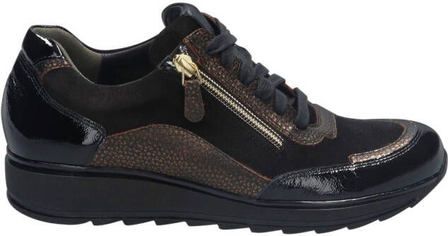 Durea 6263 685 1299 Black H-wijdte Veterschoenen