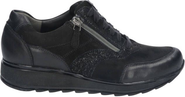 Durea 6279 682 1141 Black E-wijdte Veterschoenen