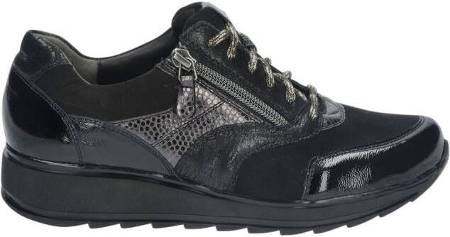 Durea 6279 685 1140 Black H-wijdte Veterschoenen