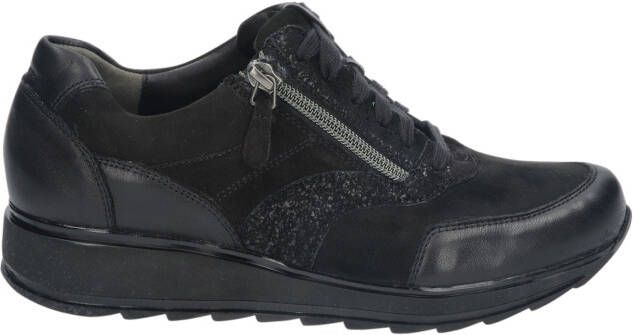 Durea 6279 685 1141 Black H-wijdte Veterschoenen