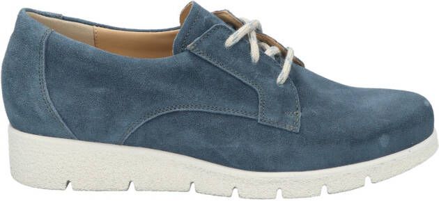 Durea 6293 095 0864 Blauw H-Wijdte Veterschoenen