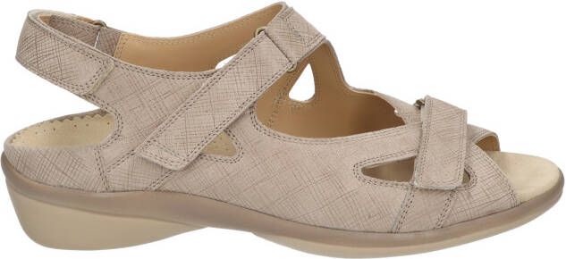 Durea 7258 219K Beige K-Wijdte Sandalen