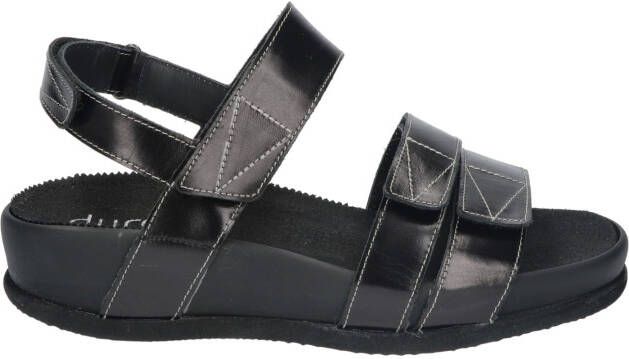 Durea 7416 795H 0490 Black H-Wijdte Sandalen