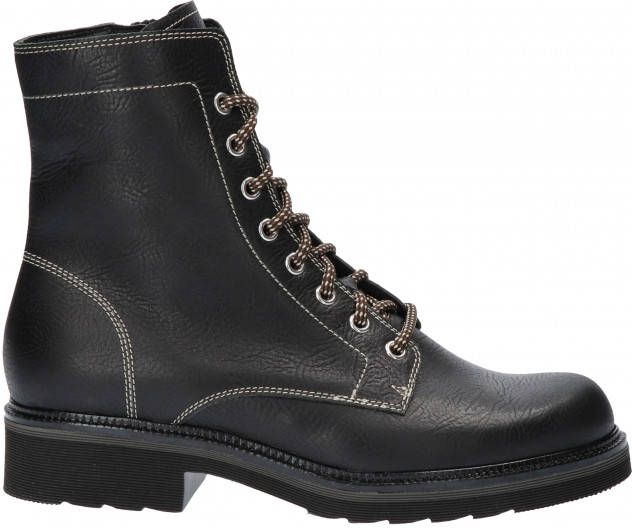 Durea 9727 804G Zwart G-Wijdte Veter boots