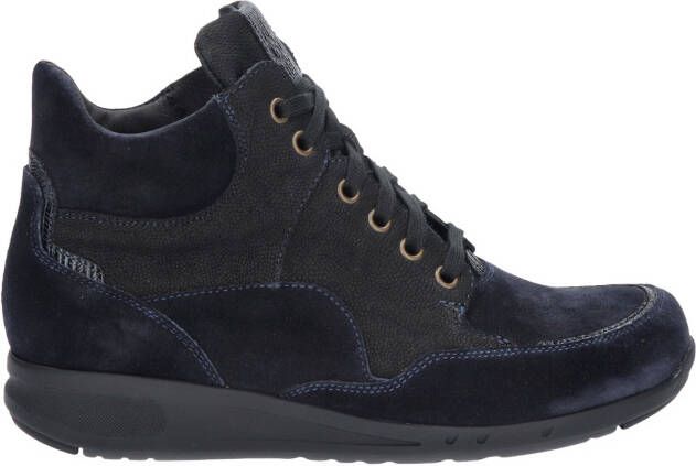 Durea 9735 688K Blauw K-Wijdte Veterschoenen