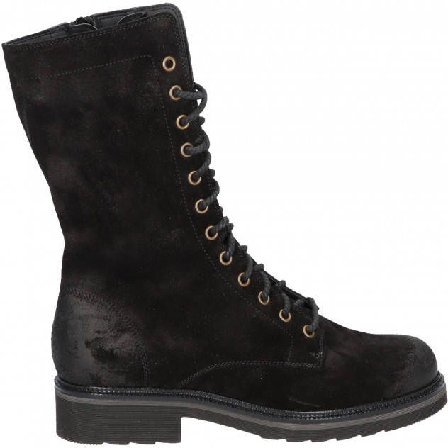 Durea 9737 805H Zwart H Wijdte Veter boots