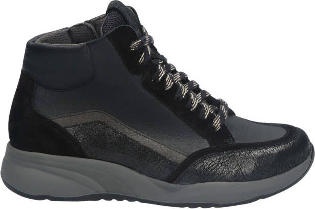 Durea 9811 605 1343 Black H-wijdte Veterschoenen