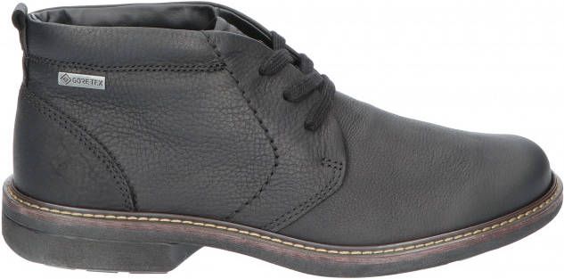 ECCO Turn Heren enkellaars van nubuck met Gore-Tex Zwart Size: 45 (UK 10.5-11)