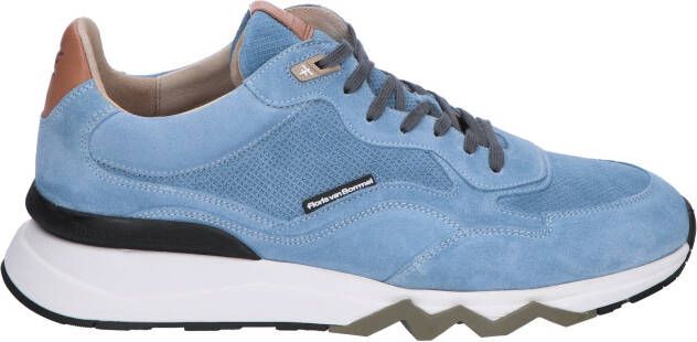 Floris van bommel 10136 De Zager 02.24 Light Blue G+Wijdte Sneakers