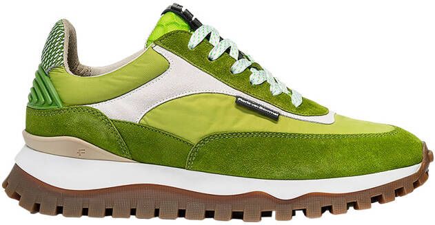 Floris van bommel 10157 De Grommer 01.18 Green G+ Wijdte Lage sneakers