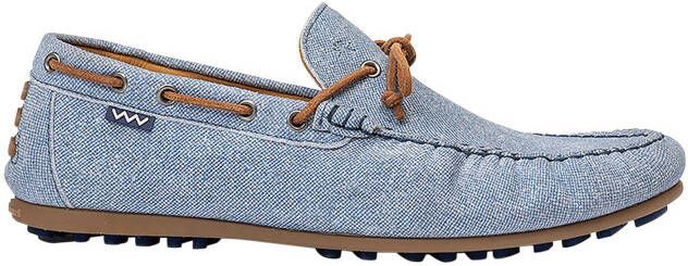 Floris van bommel 40009 Stevi 01.28 Light Blue H-Wijdte Instapschoenen