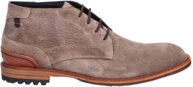 Floris van bommel Crepi 11.25 Taupe H-Wijdte Veter boots