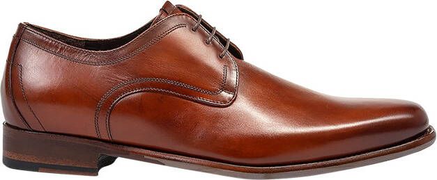 Floris van bommel De Draver 03.03 Dark Cognac H-Wijdte Veterschoenen