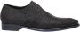 Van Bommel Elegante Business Veterschoenen Reptielpatroon Black Heren - Thumbnail 4