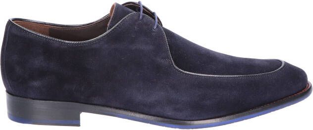 Floris van bommel De Stapper 54.01 Dark Blue G+ Wijdte Veterschoenen