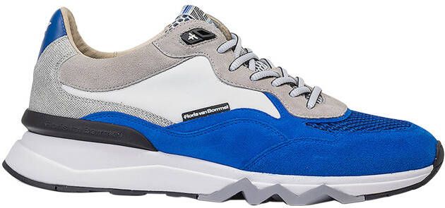 Floris van bommel De Zager 02.52 Blue G+ Wijdte Lage sneakers