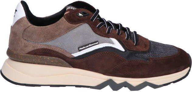 Floris van bommel De Zager 05.07 Dark Brown G+ Wijdte Sneakers