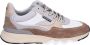 Floris van Bommel Sneakers Heren Lage sneakers Herenschoenen SFM-10155 Beige combi + - Thumbnail 5