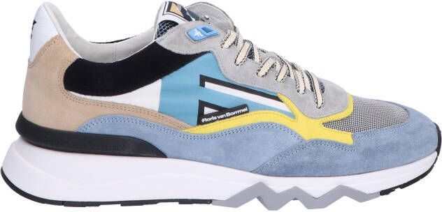 Floris van bommel De Zager 42-03 Light Blue G+ Wijdte Sneakers