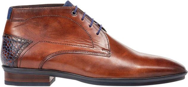 Floris van bommel Hakki 06.27 Dark Cognac H-Wijdte Boots