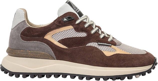 Floris van bommel Noppi 18.34 Brown G+ Wijdte Lage sneakers