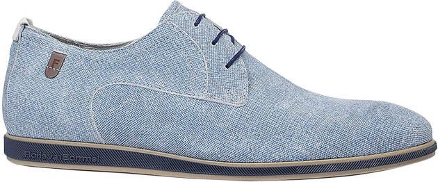 Floris van bommel Presli 02.31 Light Blue H-Wijdte Veterschoenen